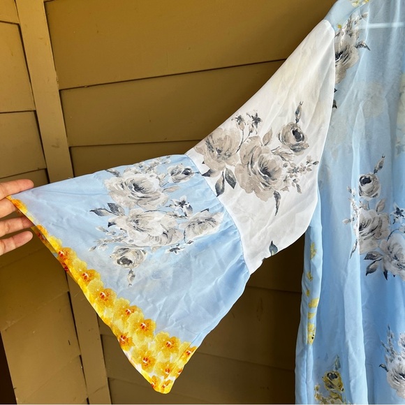 Style & Co Floral Sheer Kimono - Size XL - Vacation Resortwear Summer - Picture 3 of 9
